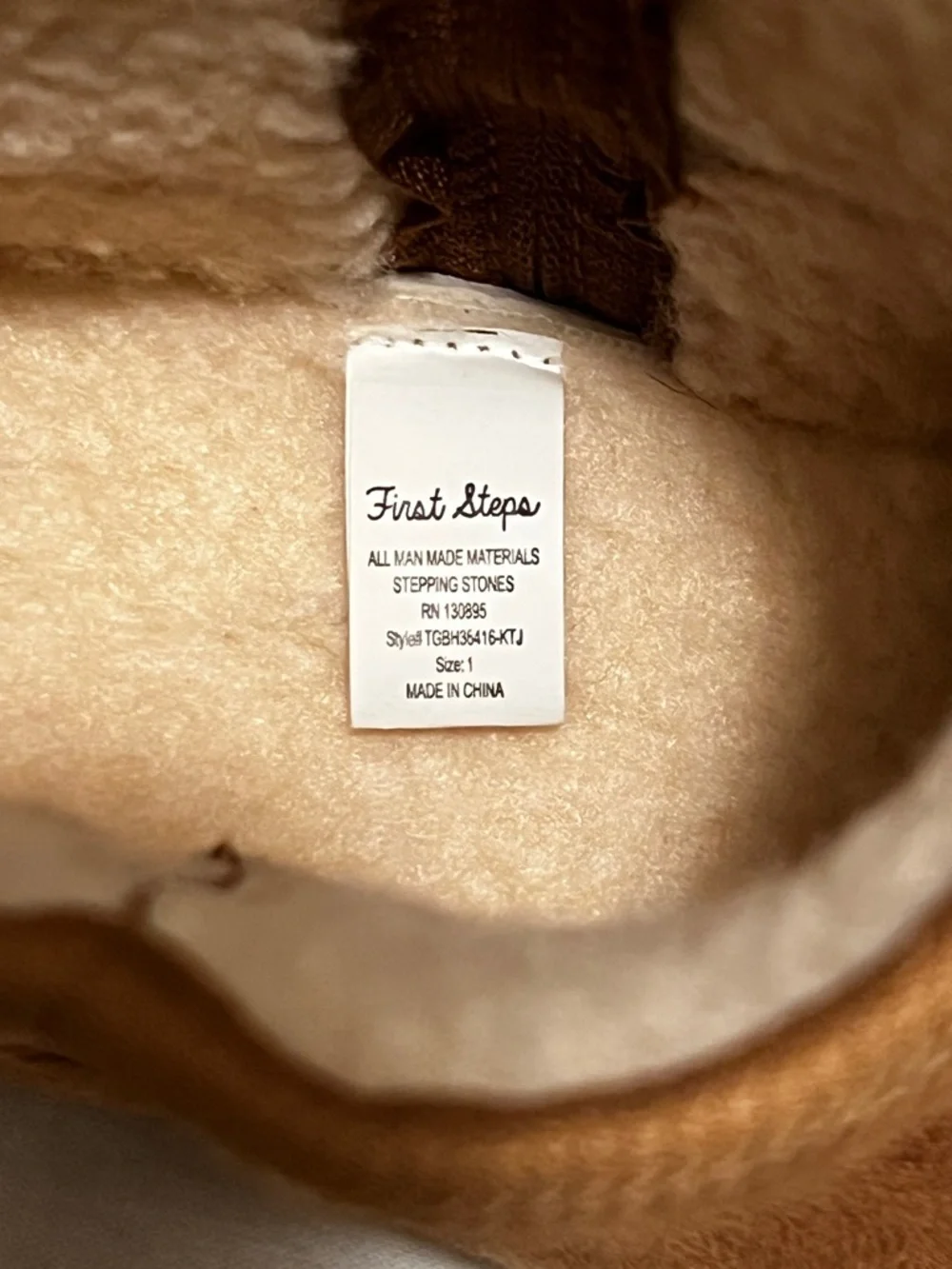 First Steps Slip-On Boots | size us1